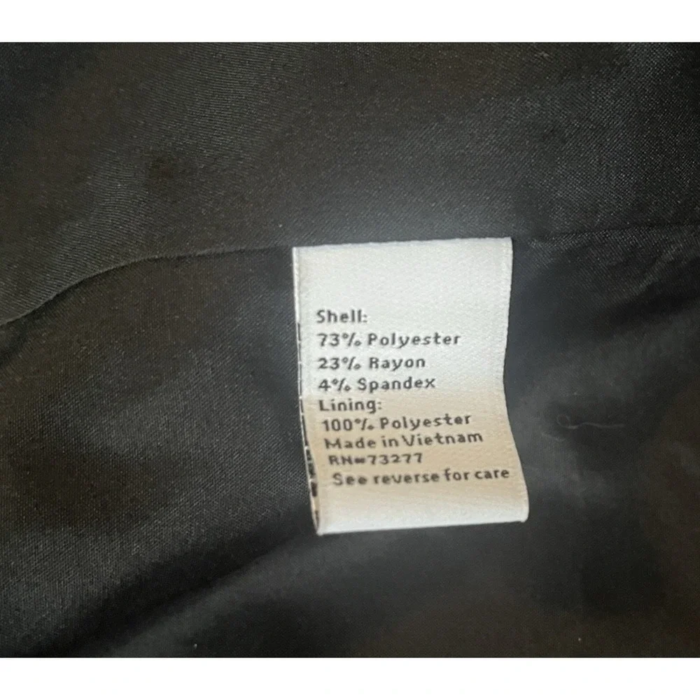 NWT Nine West Women's Size 16 City Blazer Black Career Formal Capsule Work‎